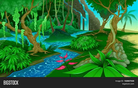 View Jungle. Vector Vector & Photo (Free Trial) | Bigstock