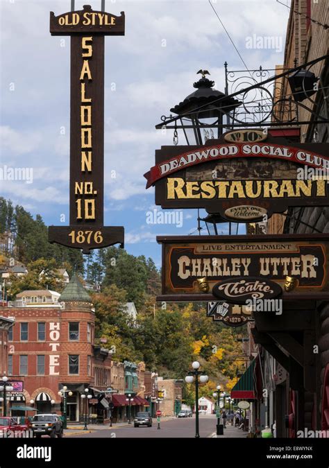 Historic Main Street in Deadwood, South Dakota, USA Stock Photo - Alamy