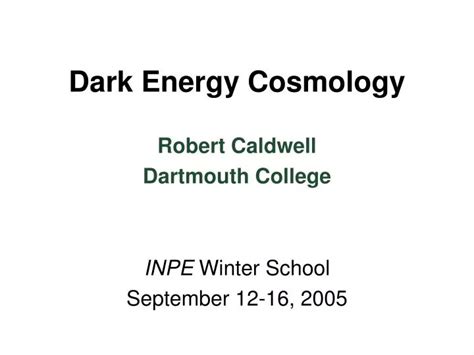 PPT - Dark Energy Cosmology PowerPoint Presentation, free download - ID ...