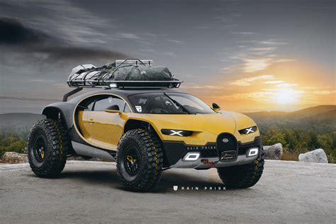 Bugatti Chiron Digitally Turned Into An Off-Road SUV - autoevolution