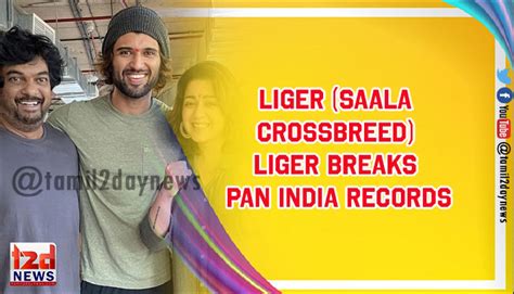 LIGER (Saala Crossbreed) Liger Breaks Pan India Records | Tamil2daynews