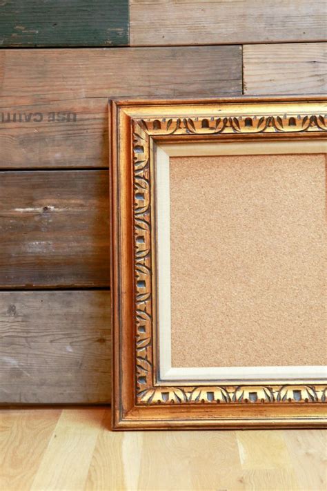 How to Make Your Own Elegantly-Framed Cork Board | Framed cork board ...