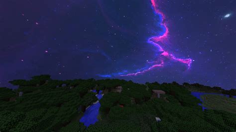 Purple Night Sky Overlay (custom sky overlay!) Minecraft Texture Pack