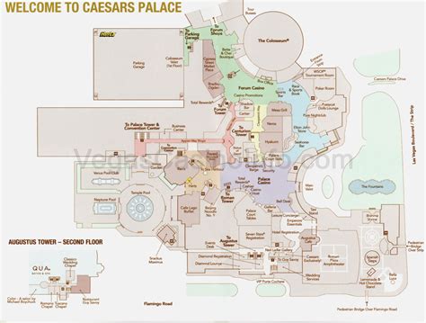 Ceasar's Palace Indoor MAP