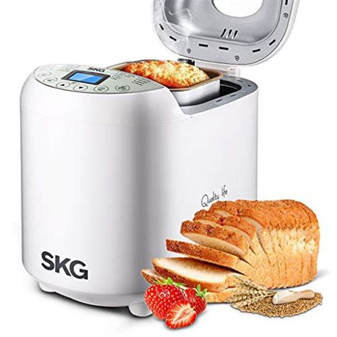 SKG Automatic Bread Machine with Recipes Multifunctional Loaf Maker a Must - FurnitureV.com