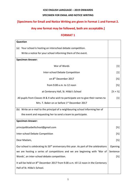 Sample Of Notice Writing For Class 7 | Classles Democracy