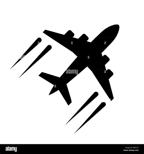 Airplane icon in flat style. Plane symbol Stock Vector Image & Art - Alamy