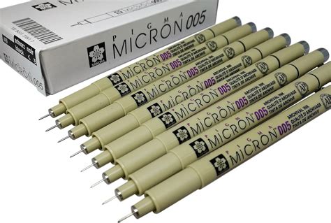 Amazon.com: Sakura Pigma Micron pen 005 Black ink marker felt tip pen ...