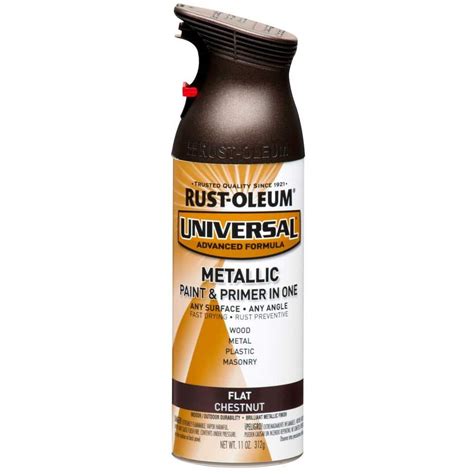 Rust-Oleum Universal 11 oz. All Surface Flat Metallic Chestnut Spray ...