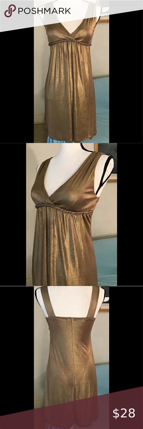 Rhapsody shiny gold dress with lining. S | Gold dress, Colorful dresses ...