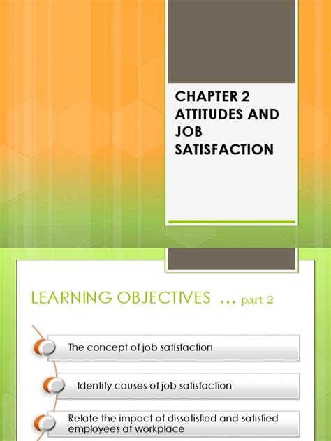 Chapter 2 - Job Satisfaction | PDF | Job Satisfaction | Employment