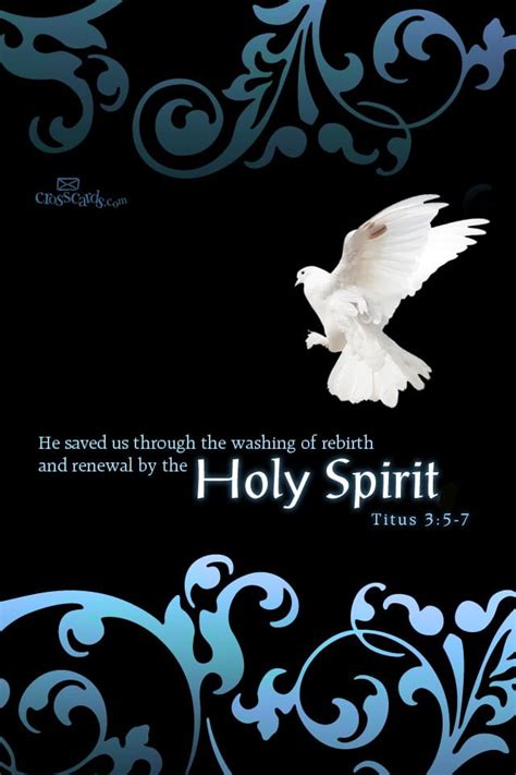 The Holy Spirit - Bible Verses and Scripture Wallpaper for Phone or ...