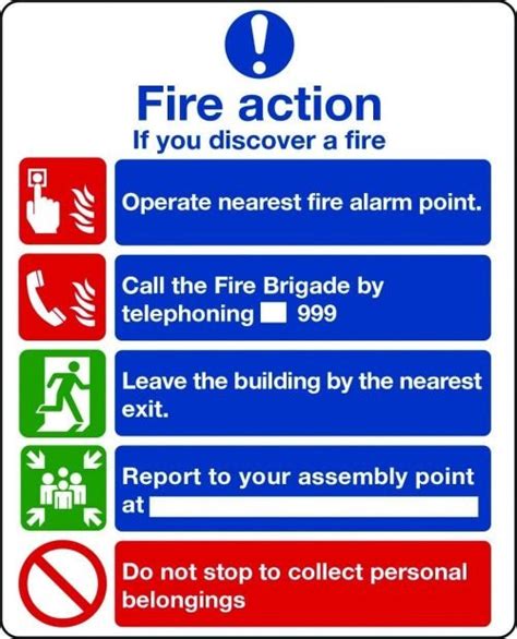 Line Of Fire Safety Signs