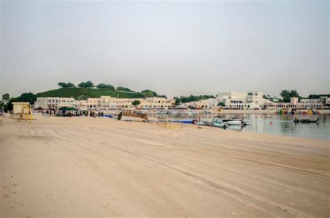 Premium Photo | Katara beach at doha qatar