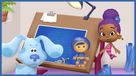 Noggin lets be architects Zooli from bubble guppies Blue from blue’s clues & you Geo from team ...