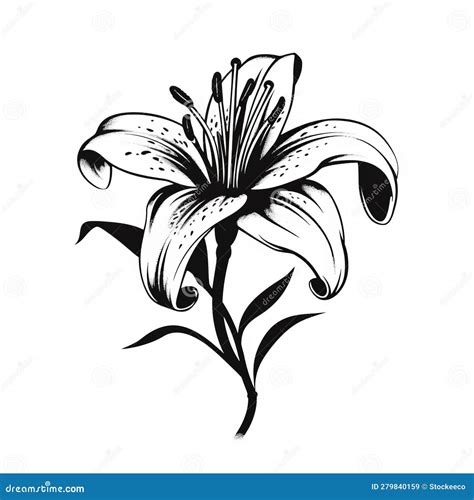 Aggregate more than 80 stargazer lily tattoo black and white - in.coedo ...