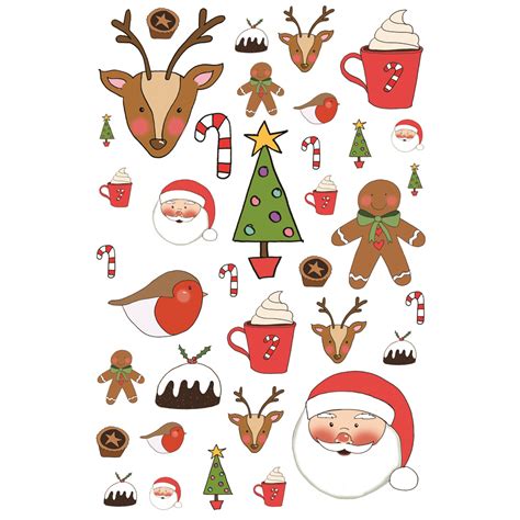 Christmas Stickers - mrsbrimbles