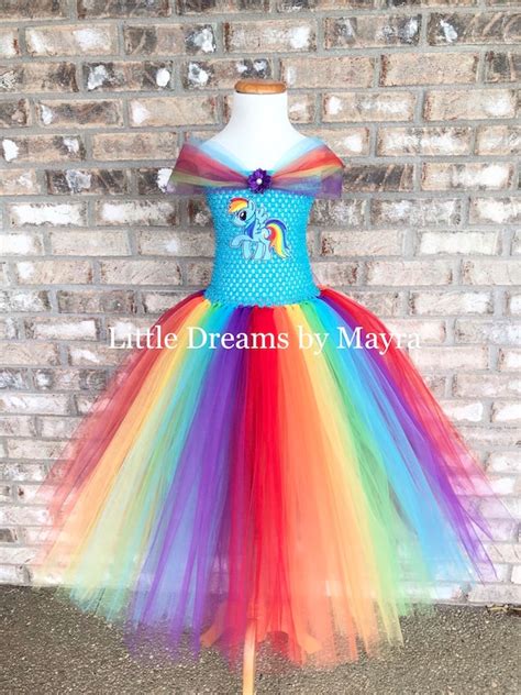 My Little Pony Rainbow dash inspired tutu dress Rainbow dash | Etsy