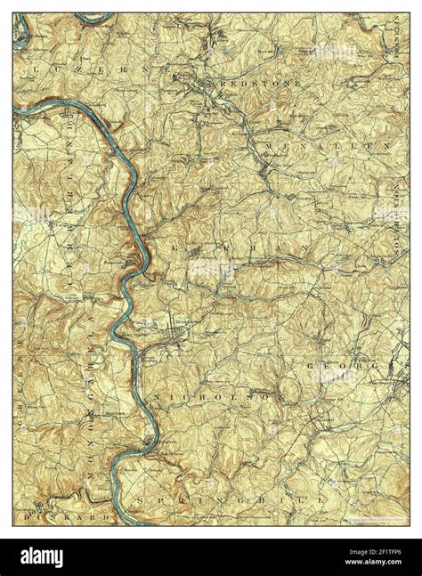 Masontown, Pennsylvania, map 1935, 1:62500, United States of America by ...