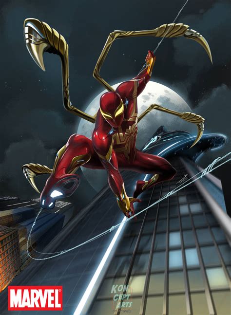 Iron Spider concept art by tontanat on DeviantArt