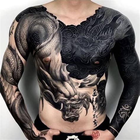 Black Dragon Sleeve Tattoo - Printable Calendars AT A GLANCE