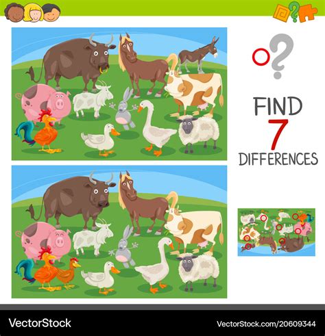 Spot The Differences Printable Spot The Difference Hard Farm Images