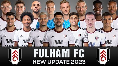 FULHAM FC OFFICIAL SQUAD AND SHIRT NUMBER 2022/2023 - YouTube