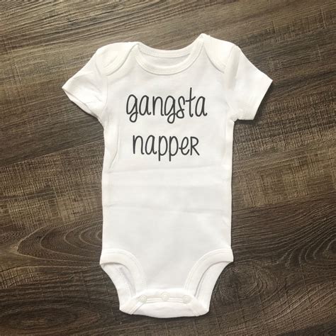 Gangsta Napper Bodysuit Gangsta Rapper Baby Bodysuits Baby | Etsy