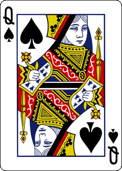 queen playing card png - France Murry