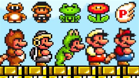 Super Mario Bros Pixel Art Power Ups Pixel Art, Imprimir Sobres | vlr.eng.br