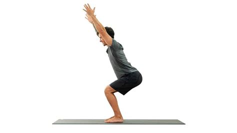 Utkatasana Steps (Chair Pose) in Yoga