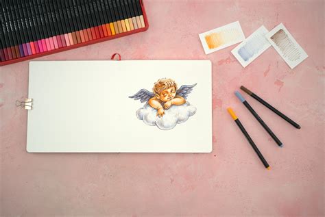 How to Draw a Cherub — Arteza.co.uk