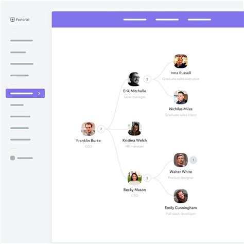 Online organizational chart maker for free - Factorial