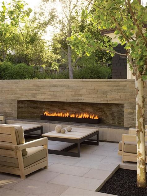 Modern Outdoor Fireplace Inserts | Ann Inspired