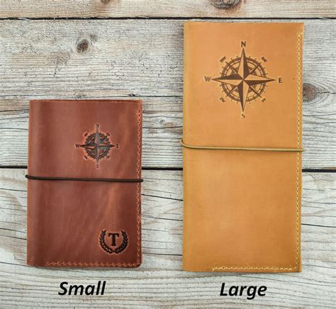 Leather Travel Wallet/personalized Leather Document - Etsy