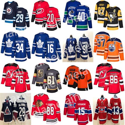 2020 New Jersey Devils Hockey Jerseys 76 P. K. Subban 86 Jack Hughes Toronto Maple Leafs ...