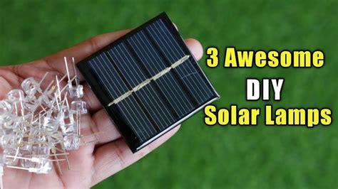 Top 3 DIY Solar Lamps Ideas - YouTube