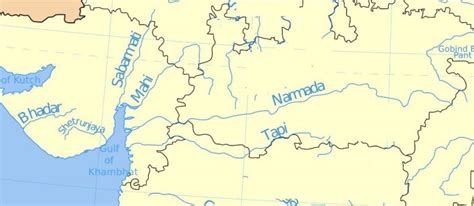 Peninsular Rivers of India - 30 major West & East Flowing Rivers