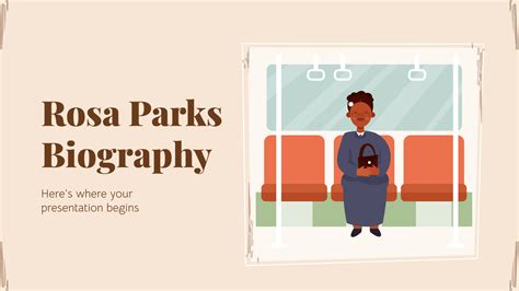 Rosa Parks Biography Google Slides & PowerPoint template