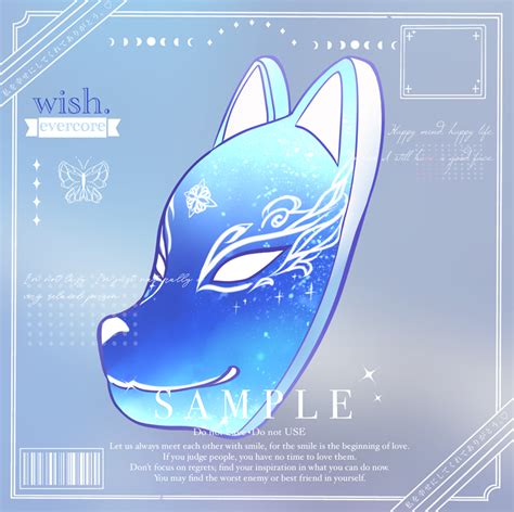 4 Seasons Fox Mask 力 ♡ Vtuber Asset ⊹ - Black-Quose's Ko-fi Shop - Ko ...