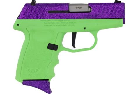 SCCY DVG1-GLITTER PISTOL 9MM 10RD DRAGONFLY PURPLE SLIDE