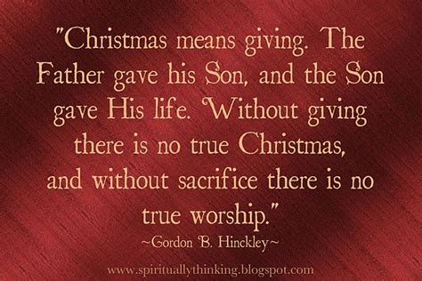 Christmas Giving Quotes Inspirational. QuotesGram