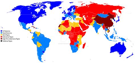 Democracy map 2012 by Saint-Tepes on DeviantArt