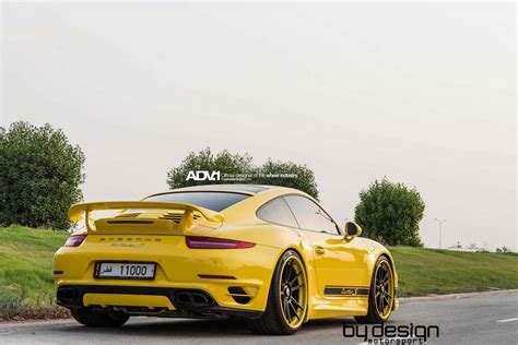 Yellow Porsche 911 Turbo S by ByDesign Motorsport - GTspirit