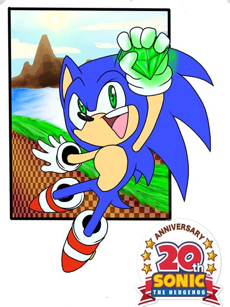 Sonic 20th Anniversary by Chicaaaaa on DeviantArt