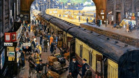 Fabulous Railway Station Paintings from the Golden Age of Train Travel