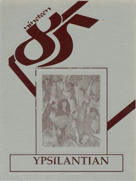 1985 yearbook from Ypsilanti High School from Ypsilanti, Michigan for sale