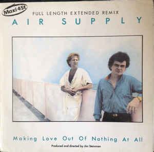 Air Supply - Making Love (Out Of Nothing At All) (1983, Vinyl) | Discogs