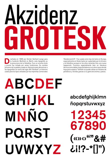 Akzidenz-Grotesk Pro font download for Web or Photoshop. Poster Fonts, Typographic Poster, Type ...