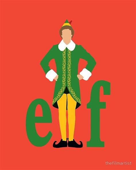 Elf- Buddy the Elf Poster by thefilmartist | Cute christmas wallpaper ...